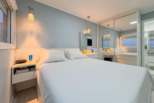 Suíte de apartamento à venda com 2 quartos, 55m² em Liberdade, São Paulo
