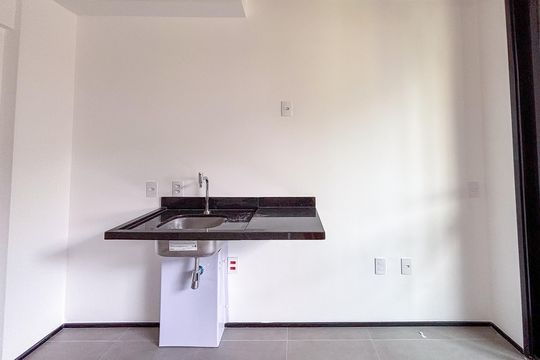 Cozinha de apartamento à venda com 1 quarto, 19m² em Cerqueira César, São Paulo