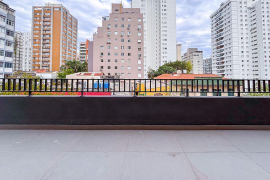 Varanda de apartamento à venda com 2 quartos, 82m² em Cerqueira César, São Paulo