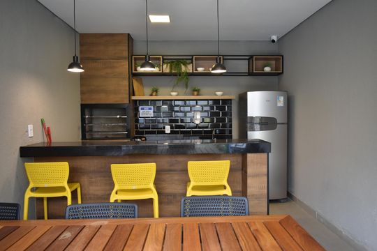 Área comum - Churrasqueira 2 de apartamento à venda com 1 quarto, 26m² em Vila da Saúde, São Paulo