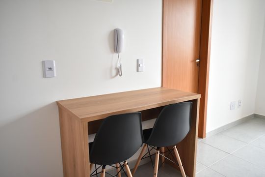Cozinha de apartamento à venda com 1 quarto, 26m² em Vila da Saúde, São Paulo