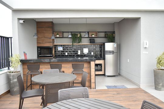 Área comum - Churrasqueira 1 de apartamento à venda com 1 quarto, 26m² em Vila da Saúde, São Paulo
