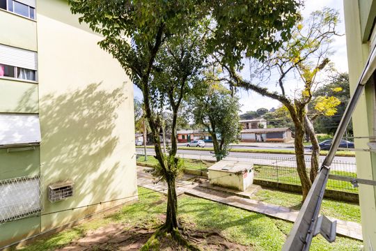 Vista da Sala de apartamento à venda com 2 quartos, 50m² em Vila Nova, Porto Alegre