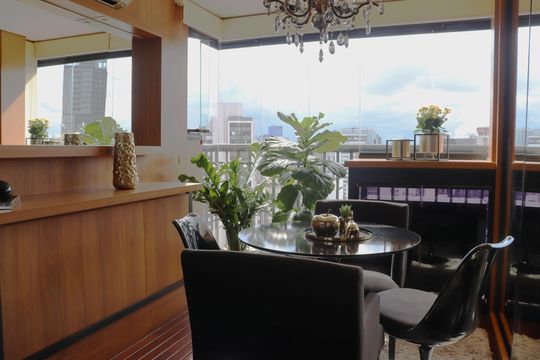 Varanda de apartamento à venda com 2 quartos, 59m² em Bela Vista, São Paulo
