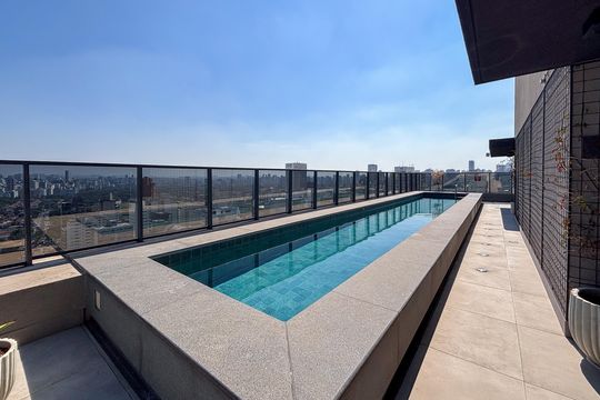 Área comum de kitnet/studio à venda com 1 quarto, 48m² em Jardim Paulista, São Paulo