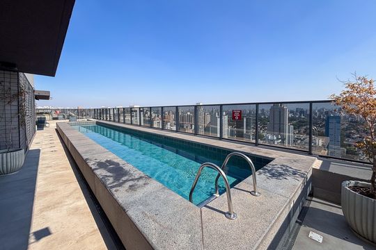 Área comum de kitnet/studio à venda com 1 quarto, 17m² em Jardim Paulista, São Paulo