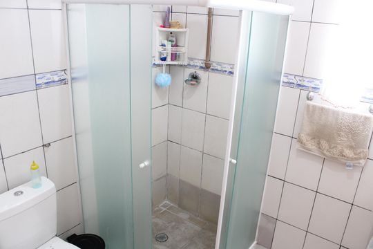 Banheiro Social de apartamento à venda com 3 quartos, 96m² em Brás, São Paulo