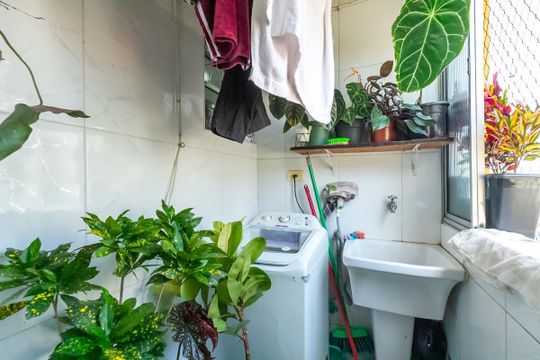 Área de Serviço de apartamento à venda com 2 quartos, 77m² em Vila Helena, São Bernardo do Campo