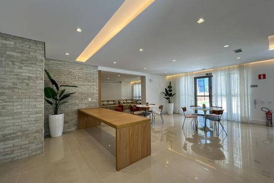 Área comum de apartamento à venda com 2 quartos, 69m² em City América, São Paulo