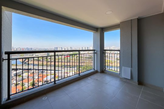 Varanda de apartamento à venda com 2 quartos, 69m² em City América, São Paulo