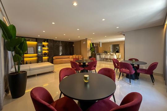 Área comum de apartamento à venda com 2 quartos, 69m² em City América, São Paulo