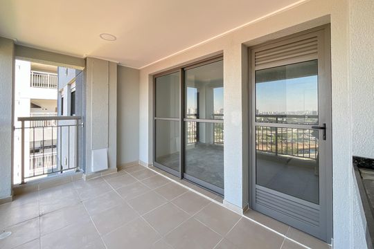 Varanda de apartamento à venda com 2 quartos, 69m² em City América, São Paulo