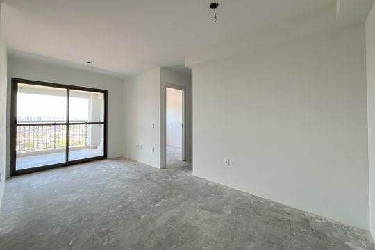 Sala de apartamento à venda com 2 quartos, 69m² em City América, São Paulo