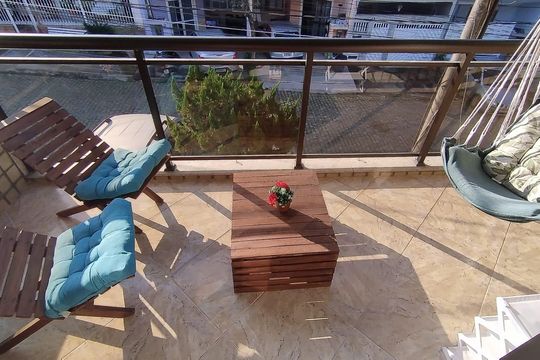 Varanda da Suíte 2 de casa de condomínio à venda com 3 quartos, 172m² em Taquara, Rio de Janeiro