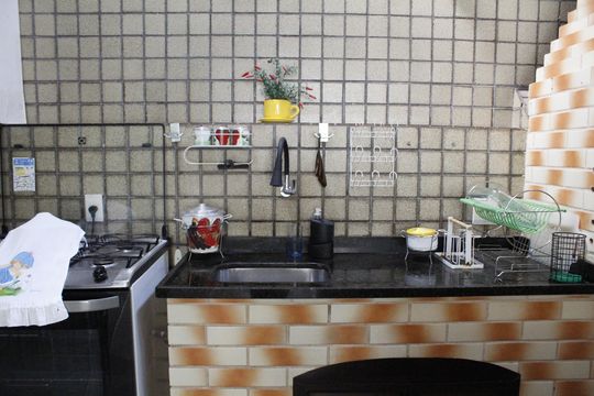 Área Gourmet de casa de condomínio à venda com 3 quartos, 172m² em Taquara, Rio de Janeiro