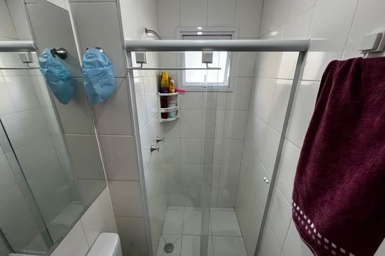 Banheiro Social de apartamento à venda com 2 quartos, 42m² em Vila Nova Cachoeirinha, São Paulo