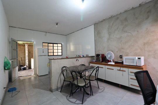 Cozinha de casa para alugar com 3 quartos, 110m² em Jardim Maria Casagrande Lopes (dona Amalia), Ribeirão Preto