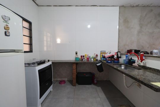 Cozinha de casa para alugar com 3 quartos, 110m² em Jardim Maria Casagrande Lopes (dona Amalia), Ribeirão Preto