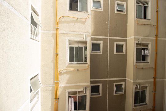 Vista da Área de Serviço de apartamento para alugar com 2 quartos, 42m² em Inhoaíba, Rio de Janeiro