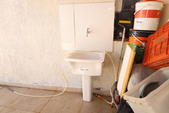 Área de Serviço de casa para alugar com 2 quartos, 75m² em Cidade Dutra, São Paulo