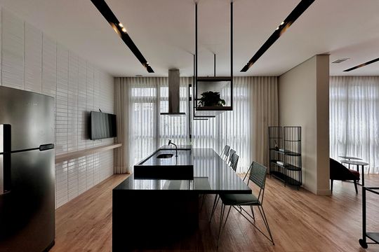 Área comum de apartamento à venda com 1 quarto, 27m² em Campo Belo, São Paulo