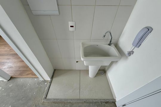 Área de Serviço de apartamento à venda com 1 quarto, 27m² em Campo Belo, São Paulo
