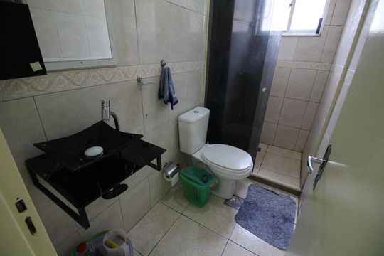 Banheiro Social de apartamento à venda com 2 quartos, 52m² em Jacarepaguá, Rio de Janeiro