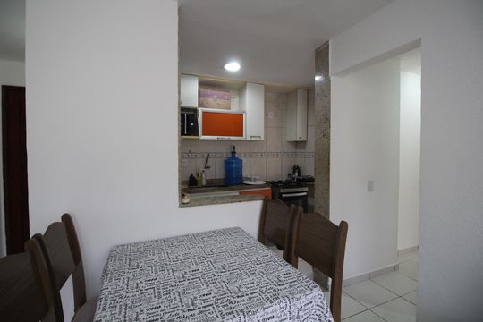 Cozinha de apartamento à venda com 2 quartos, 52m² em Jacarepaguá, Rio de Janeiro