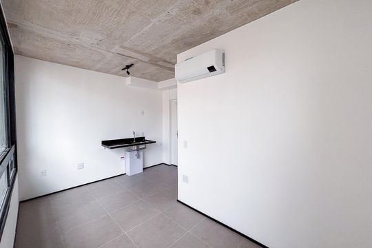 Cozinha de kitnet/studio à venda com 1 quarto, 26m² em Cerqueira César, São Paulo