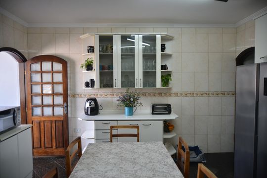 Cozinha de casa à venda com 4 quartos, 390m² em Vila Francisco Matarazzo, Santo André