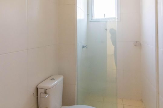 Banheiro de apartamento à venda com 1 quarto, 60m² em Centro, Guarulhos