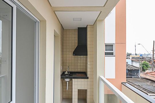 Varanda gourmet de apartamento à venda com 2 quartos, 55m² em Paulicéia, São Bernardo do Campo