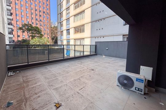 Varanda do Studio de kitnet/studio à venda com 1 quarto, 47m² em Jardim Paulista, São Paulo
