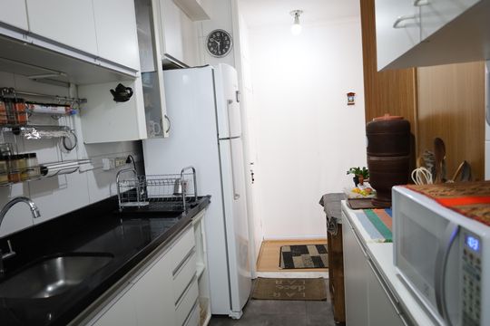 Cozinha de apartamento à venda com 3 quartos, 70m² em Jardim Prudência, São Paulo
