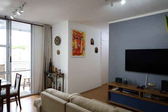 Sala de apartamento à venda com 3 quartos, 70m² em Jardim Prudência, São Paulo