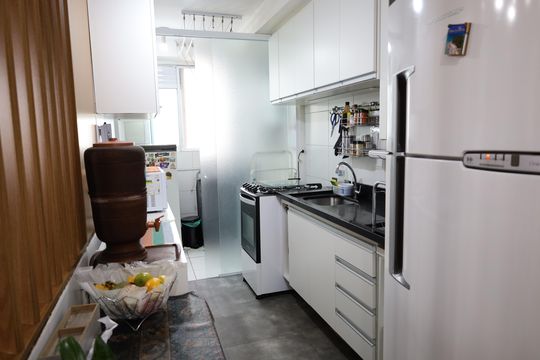 Cozinha de apartamento à venda com 3 quartos, 70m² em Jardim Prudência, São Paulo