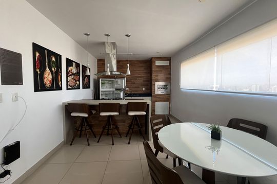 Área comum de apartamento para alugar com 2 quartos, 100m² em Vila Matias, Santos