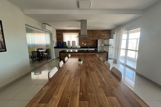 Área comum de apartamento para alugar com 2 quartos, 100m² em Vila Matias, Santos