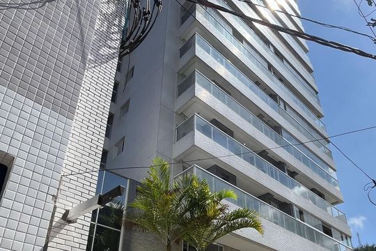 Fachada de apartamento para alugar com 2 quartos, 100m² em Vila Matias, Santos
