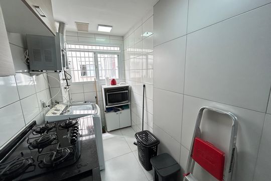 Cozinha de apartamento à venda com 2 quartos, 45m² em Engenho Novo, Rio de Janeiro