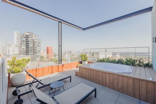 Hidromassagem de kitnet/studio à venda com 1 quarto, 35m² em Sumarezinho, São Paulo