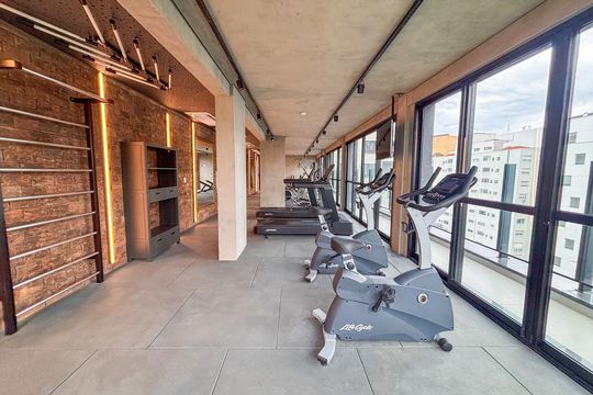 Área comum - Academia de apartamento à venda com 2 quartos, 71m² em Cerqueira César, São Paulo