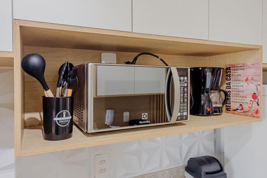 Cozinha de kitnet/studio à venda com 1 quarto, 25m² em Pinheiros, São Paulo