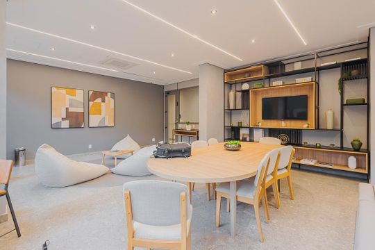 Área comum  de kitnet/studio à venda com 1 quarto, 25m² em Pinheiros, São Paulo