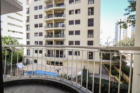 Varanda de apartamento para alugar com 1 quarto, 43m² em Jardim Paulista, São Paulo