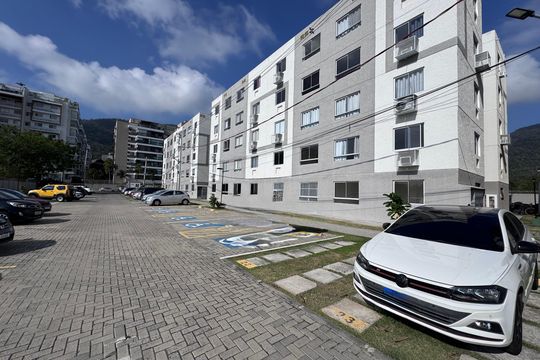Fachada de apartamento para alugar com 2 quartos, 43m² em Recreio dos Bandeirantes, Rio de Janeiro