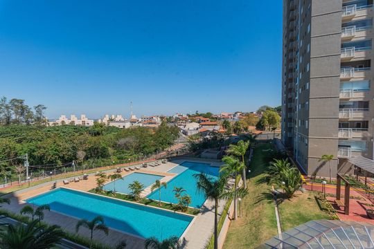 Vista da suíte de apartamento para alugar com 2 quartos, 66m² em Parque Prado, Campinas