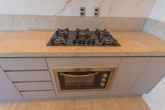 Cozinha de apartamento para alugar com 2 quartos, 66m² em Parque Prado, Campinas