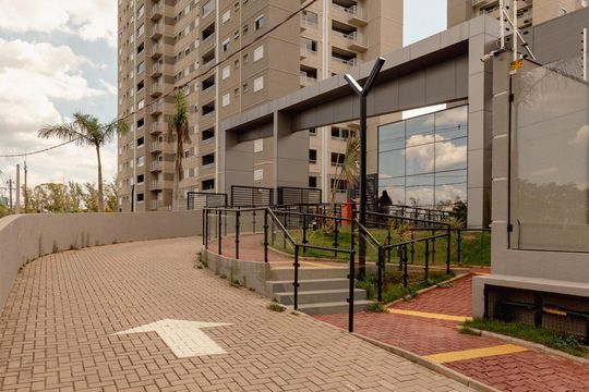 Fachada do Prédio de apartamento para alugar com 2 quartos, 66m² em Parque Prado, Campinas