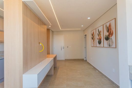 Sala de apartamento para alugar com 2 quartos, 66m² em Parque Prado, Campinas